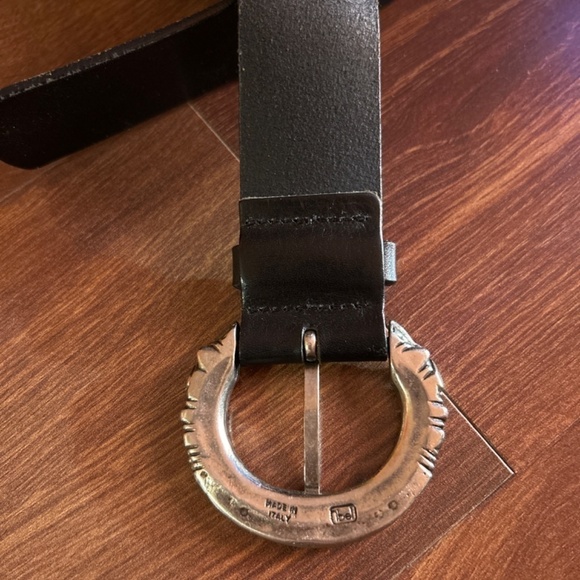 IBEL Albatros Genuine Leather Belt Made in Italy size Medium - Picture 3 of 10